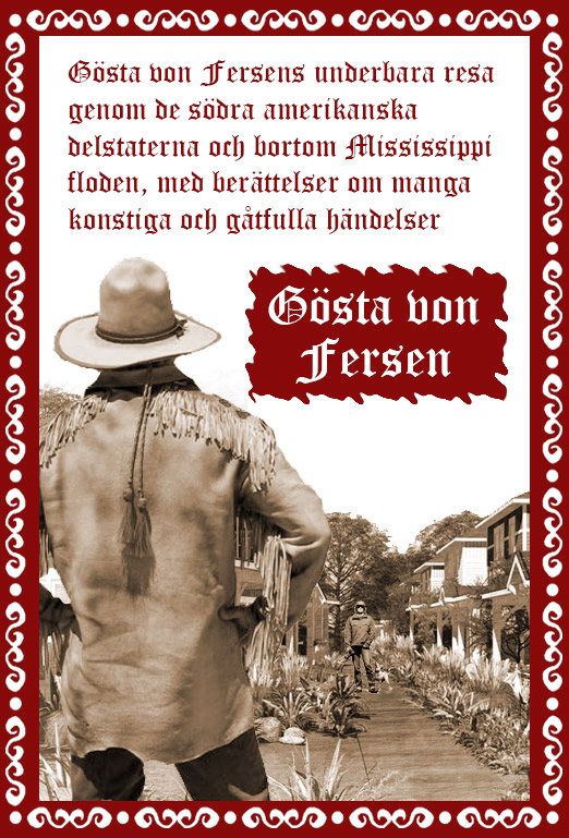 Book cover with Swedish title in red and white lettering