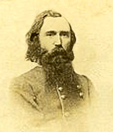 White man with long beard in coat with buttons