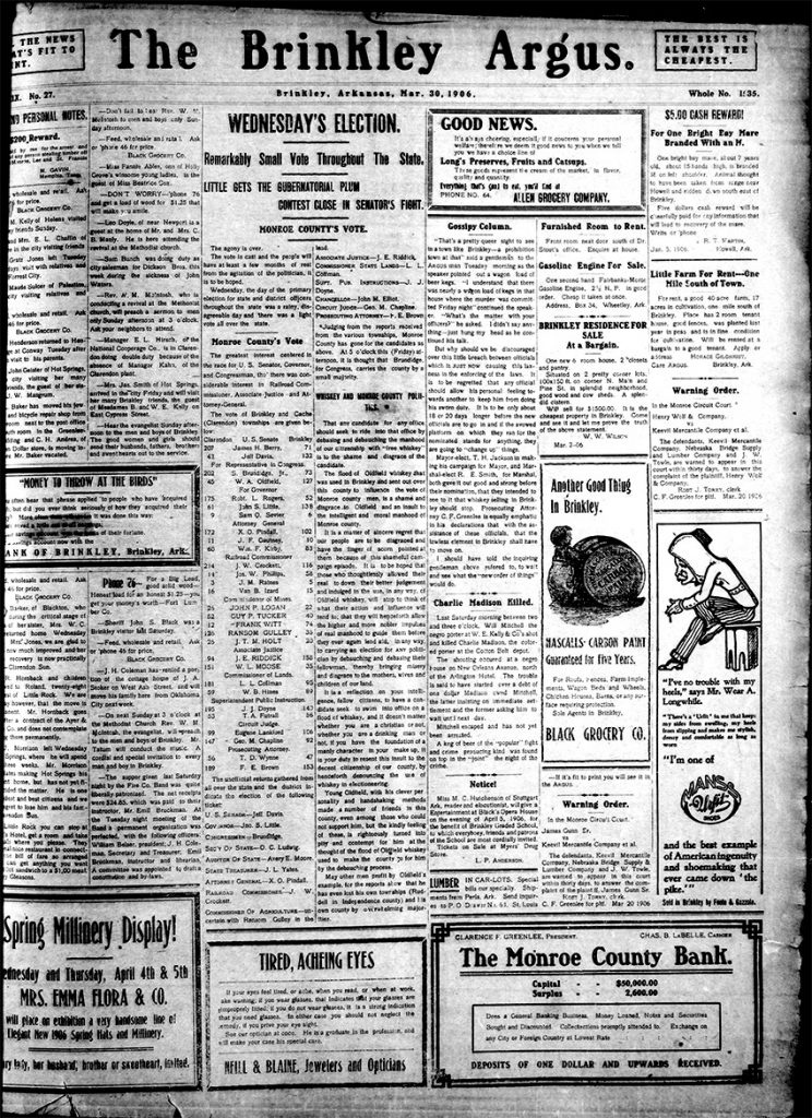 Brinkley Argus Encyclopedia of Arkansas