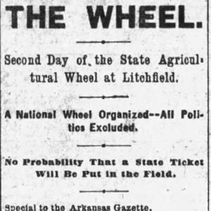 "The Wheel" newspaper clipping