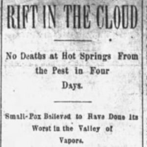 "Rift in the Cloud" newspaper clipping