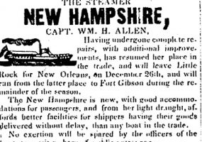 New Hampshire [Steamboat] - Encyclopedia of Arkansas
