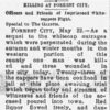 "Killing at Forrest City" newspaper clipping