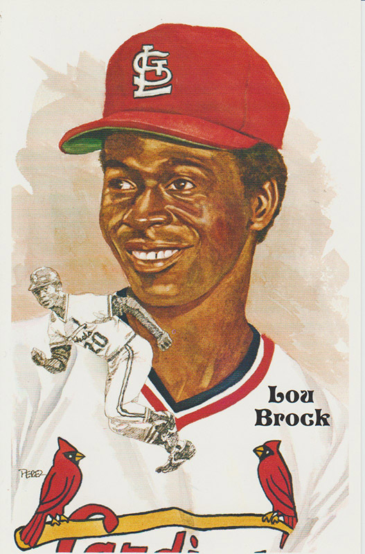 African-American man in a St. Louis Cardinals uniform