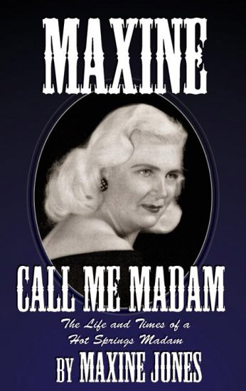 Book cover older white woman with white text on a purple background "Maxine Call Me Madam"
