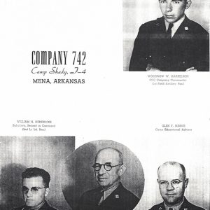 White men in uniforms on "Company 742" listing