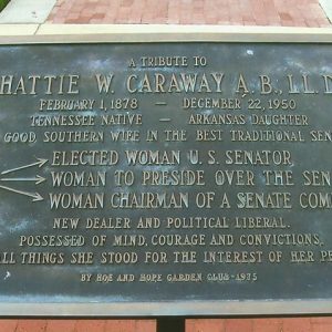 Tribute plaque on court house lawn
