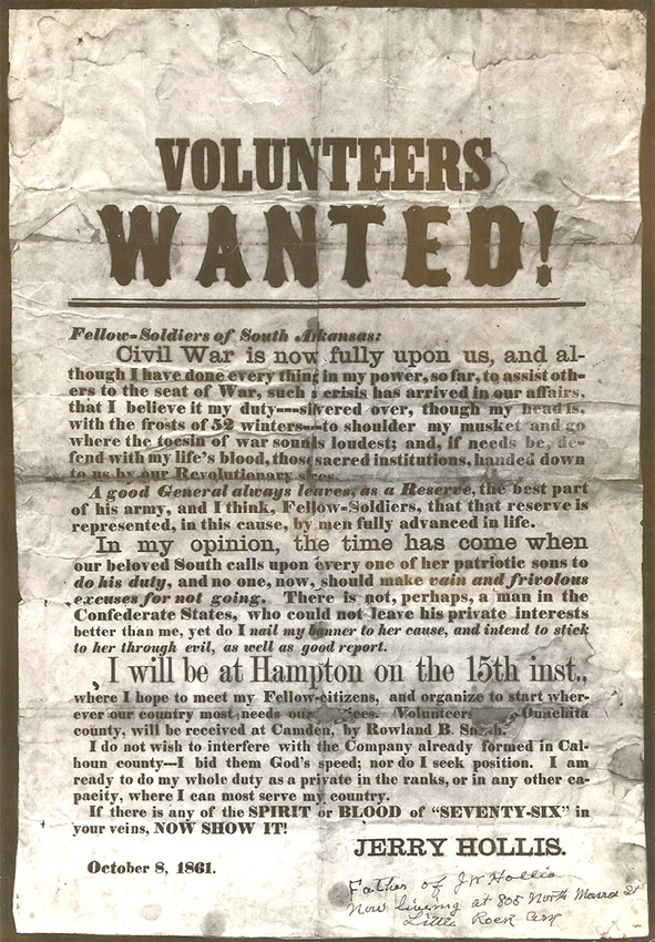 "Volunteers wanted" poster with black text