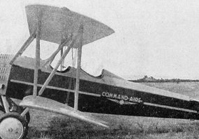 Side view of biplane