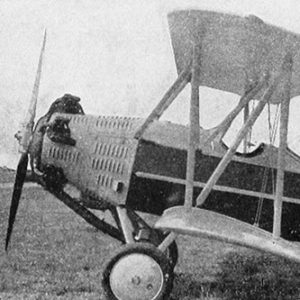 Side view of biplane