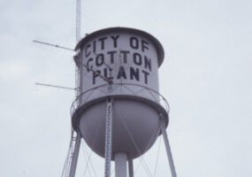 "City of Cotton Plant" water tower