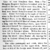 "Loss of the steamer General Bem" newspaper clipping