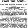 "From the South" newspaper clipping