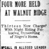 "Four more held at walnut ridge" newspaper clipping