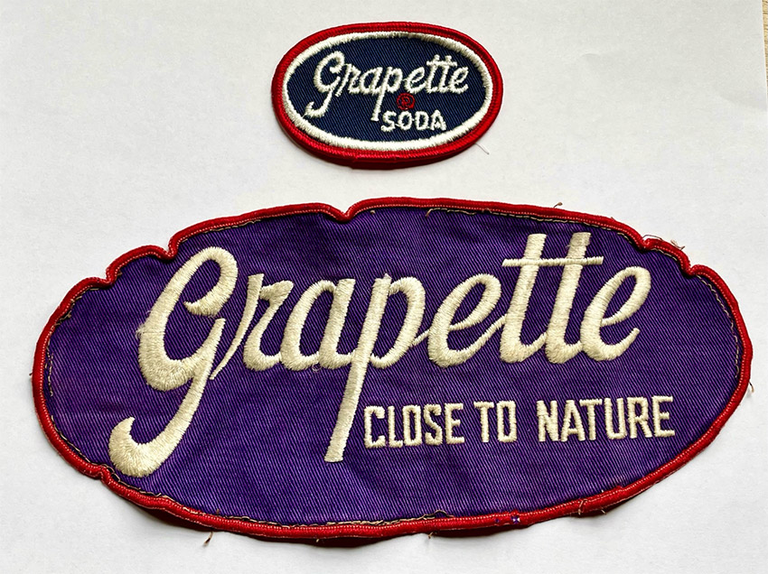 Uniform patches with Grapette logo