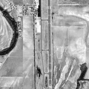 Air field and grounds as seen from above