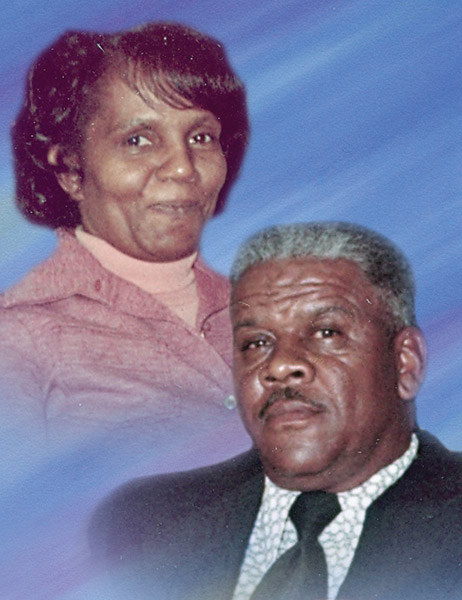 Older African-American man and woman together in portrait