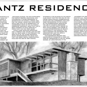 "Hantz Residence" plans with explanation text