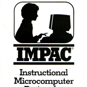 Silhouette of person using a computer with black text and IMPAC logo