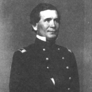 White man standing in military uniform