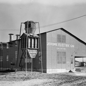"Jerome Electric Gin" building with outbuildings