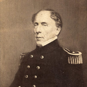 White man in military uniform with shoulder epaulettes