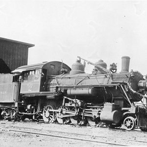 Steam locomotive and engine building