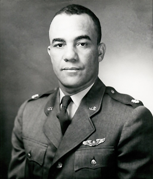 African-American man in military uniform
