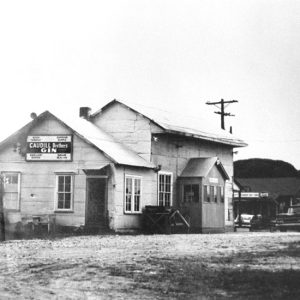Exterior of "Caudill Brothers Gin"