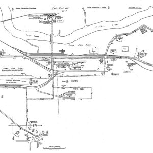 Map of industrial plant dated 1921