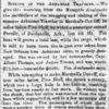 "Sinking of the Arkansas Traveler" newspaper clipping