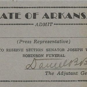 State of Arkansas ticket signed by "Darrel B Byrd"