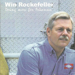 Campaign literature featuring older white man with mustache in blue shirt and gray slacks