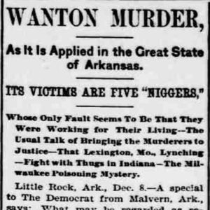 "Walton Murder" newspaper clipping