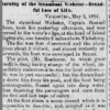 "Burning of the Steamboat Webster Dreadful Loss of Life" newspaper clipping