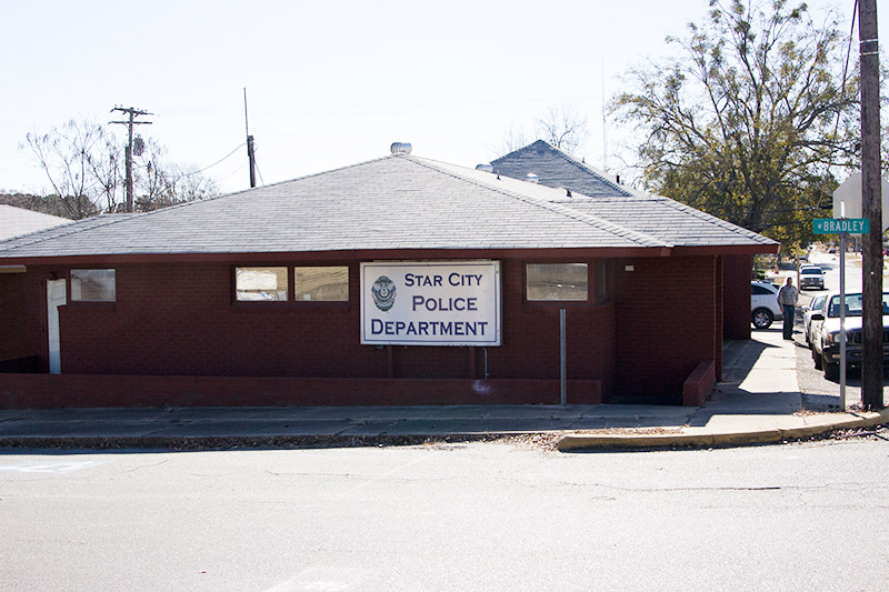 Single story building "Star City Police Department"