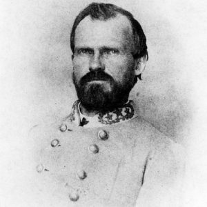 White man with mustache and beard in military uniform