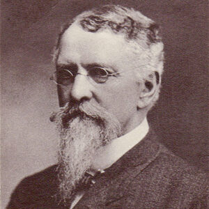 White man with glasses and beard in suit and bow tie