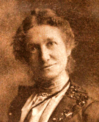 sepia toned photo of white woman in early twentieth century clothing