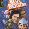 Comic book "Buck Rogers in the 25th century" with illustrated portraits robot earth space ship