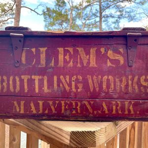 Wooden Crate "Clem's Bottling Works"