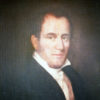 Portrait of white man in suit