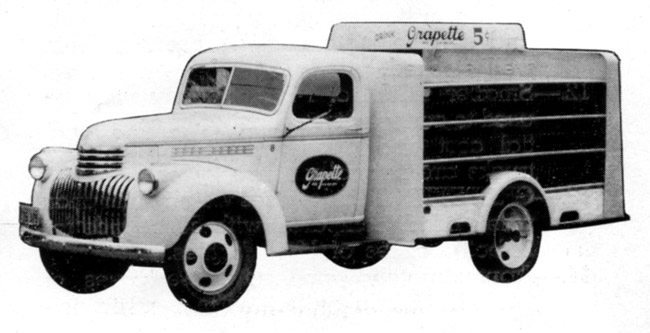 cargo truck "Grapette 5 cents"