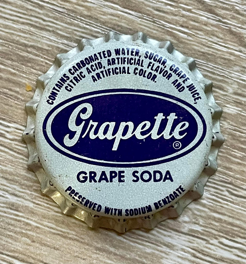 Grapette bottle cap