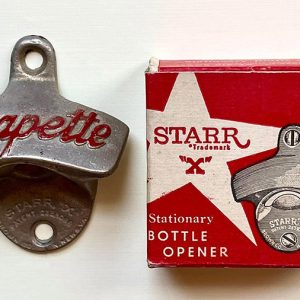 bottle opener with Grapette name and red box