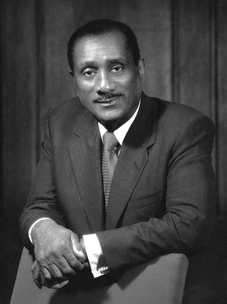 African American man in suit