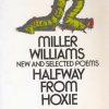 Book cover green inchworm "Miller Williams Halfway from Hoxie New and Selected Poems"