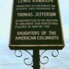 "About twelve miles southeast of Gurdon are the homesite and grave of Lewis Randolph..." historical marker sign