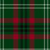 Green, white, and red tartan design