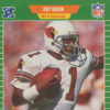 Football card featuring African American man in uniform